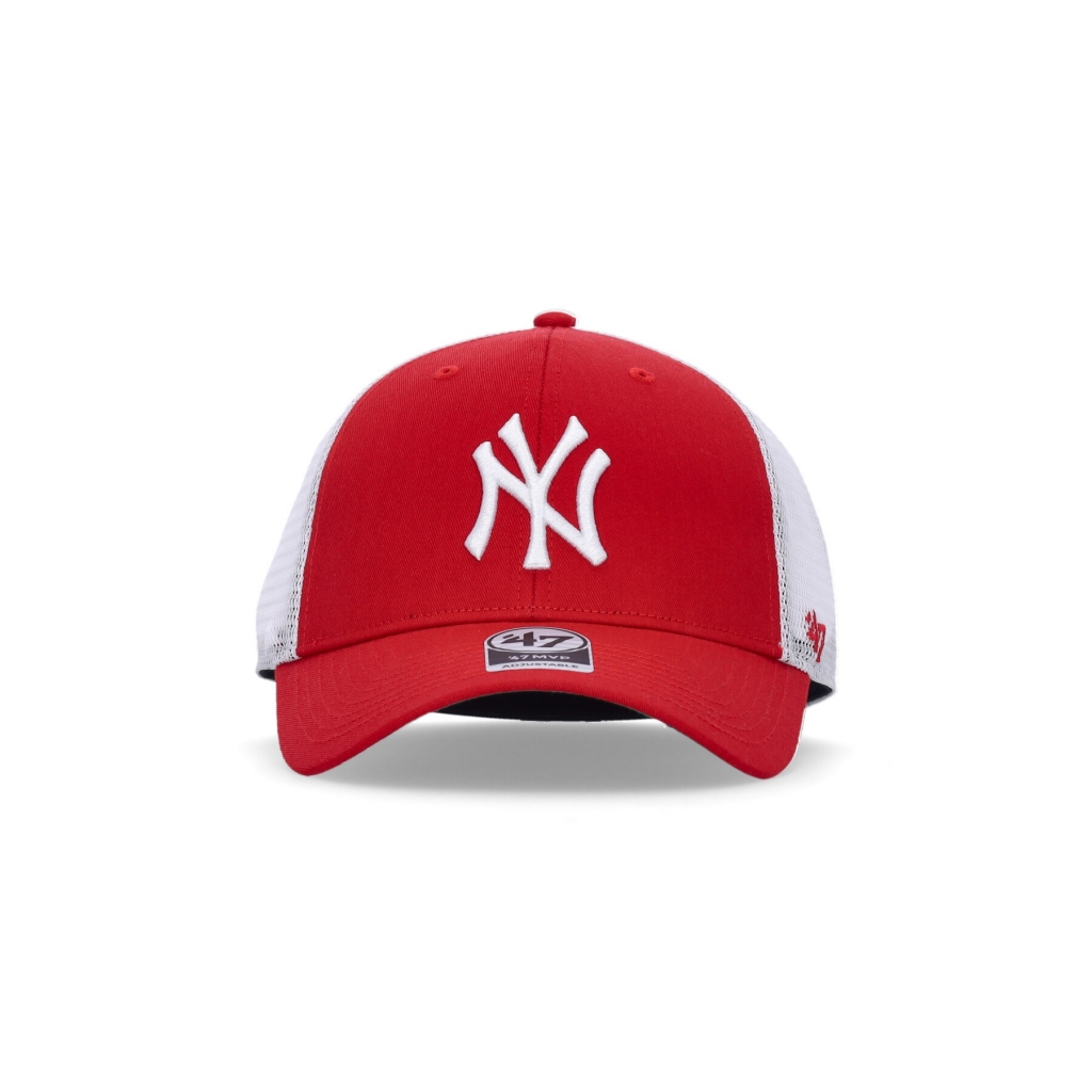 cappellino visiera curva uomo mlb branson mvp neyyan RED/WHITE