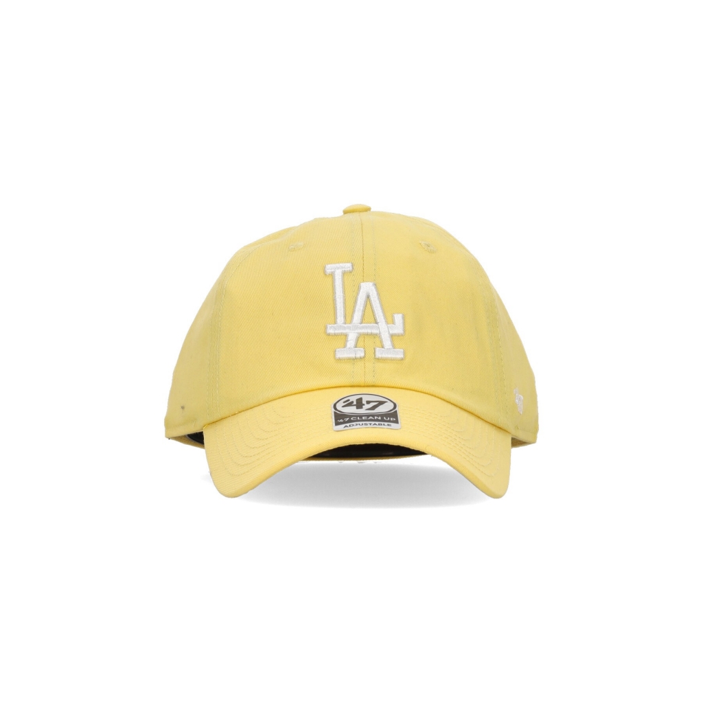 cappellino visiera curva uomo mlb clean up losdod MAIZE/WHITE