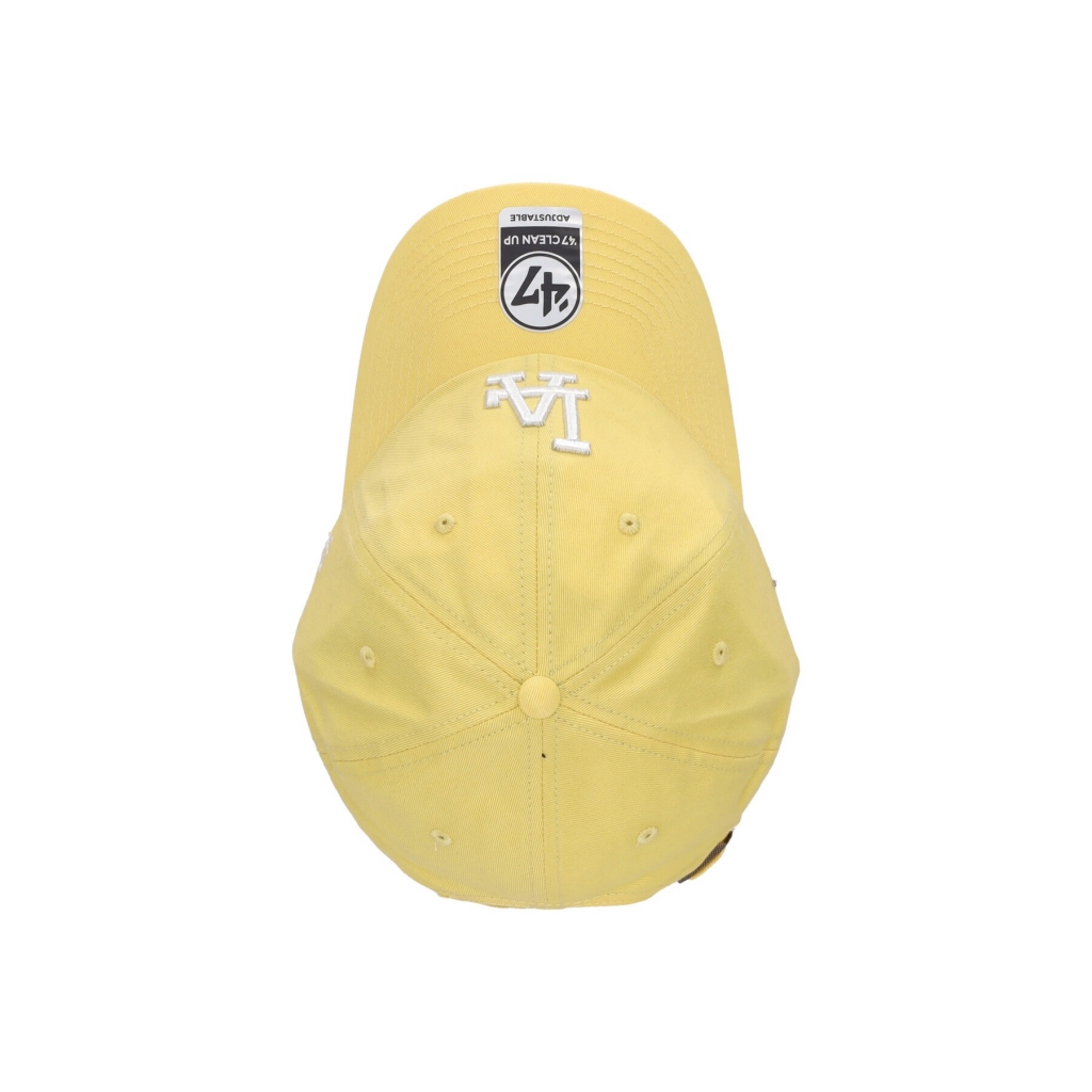 cappellino visiera curva uomo mlb clean up losdod MAIZE/WHITE