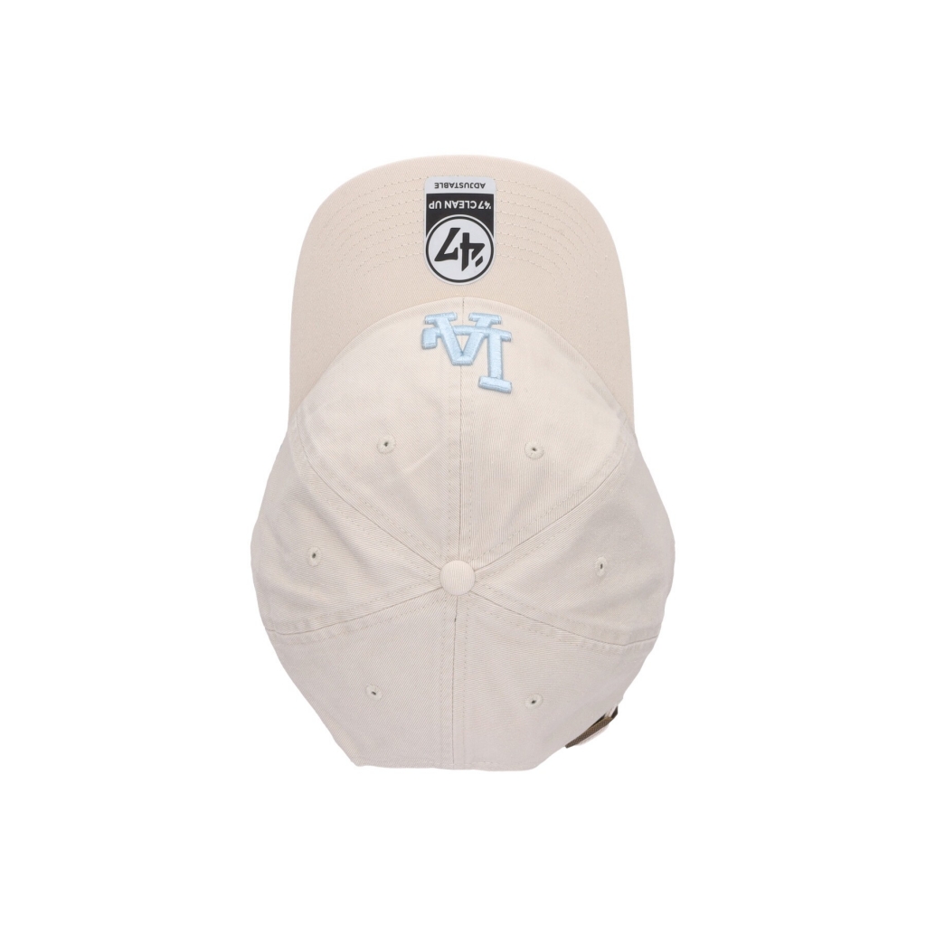 cappellino visiera curva uomo mlb clean up losdod NATURAL