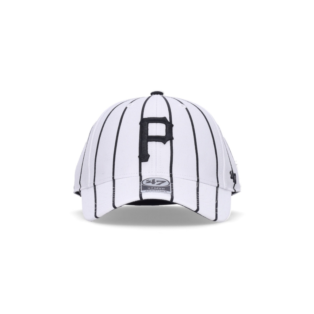 cappellino visiera curva uomo mlb bird cage mvp pitpir WHITE