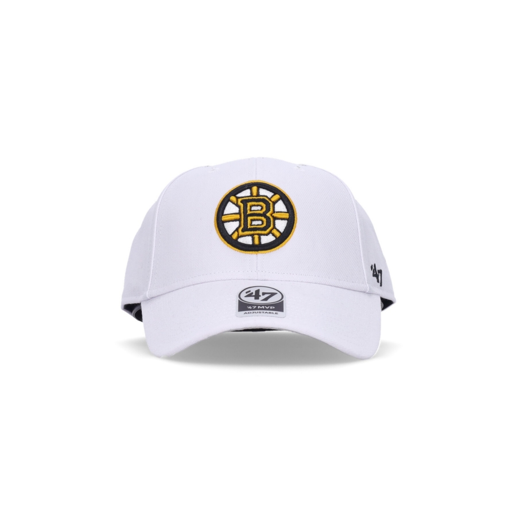 cappellino visiera curva uomo nhl mvp bosbru WHITE