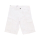 pantalone corto uomo regular cargo short WHITE RINSED