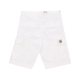 pantalone corto uomo regular cargo short WHITE RINSED