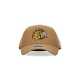 cappellino visiera curva uomo nhl mvp snapback chibla CAMEL