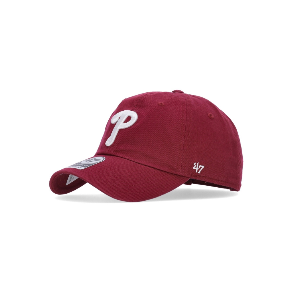 cappellino visiera curva uomo mlb clean up phiphi CARDINAL/WHITE