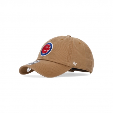 cappellino visiera curva uomo mlb clean up chicub CAMEL/ORIGINAL TEAM COLORS