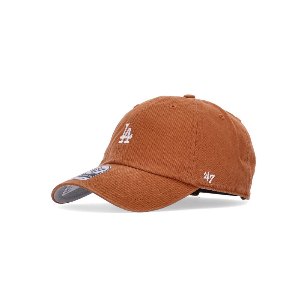 cappellino visiera curva uomo mlb baserunner clean up losdod BURNT ORANGE/WHITE