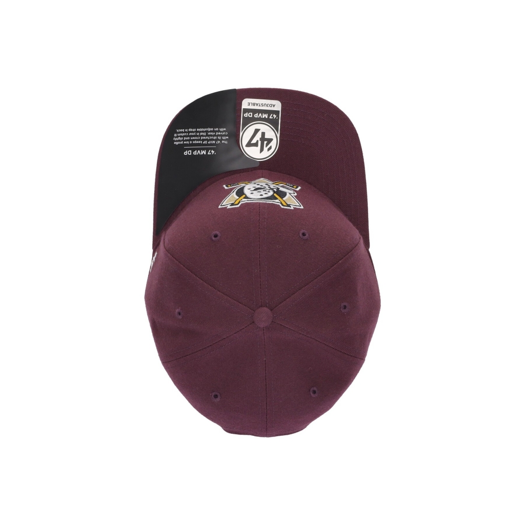 cappellino visiera curva uomo nhl cold zone mvp dp anaduc PLUM