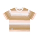 maglietta donna pixi stripe tee BEIGE