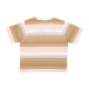 maglietta donna pixi stripe tee BEIGE