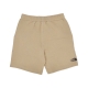 pantalone corto tuta uomo coordinates short KHAKI STONE