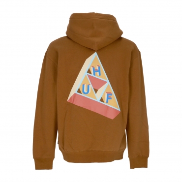 felpa cappuccio uomo based triple triangle po hoodie RUBBER