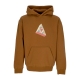 felpa cappuccio uomo based triple triangle po hoodie RUBBER