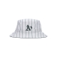 cappello da pescatore uomo mlb pinstriped bucket oakath WHITE/DARK GREEN