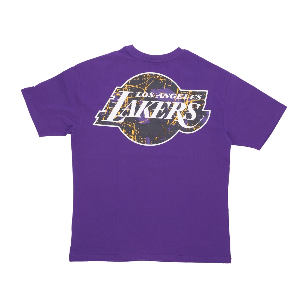 maglietta uomo nba infill team logo oversize tee loslak TRUE PURPLE ...