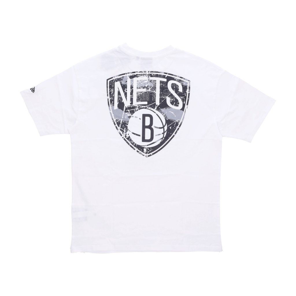 Brooklyn Nets NBA Infill Team Logo Black Jersey