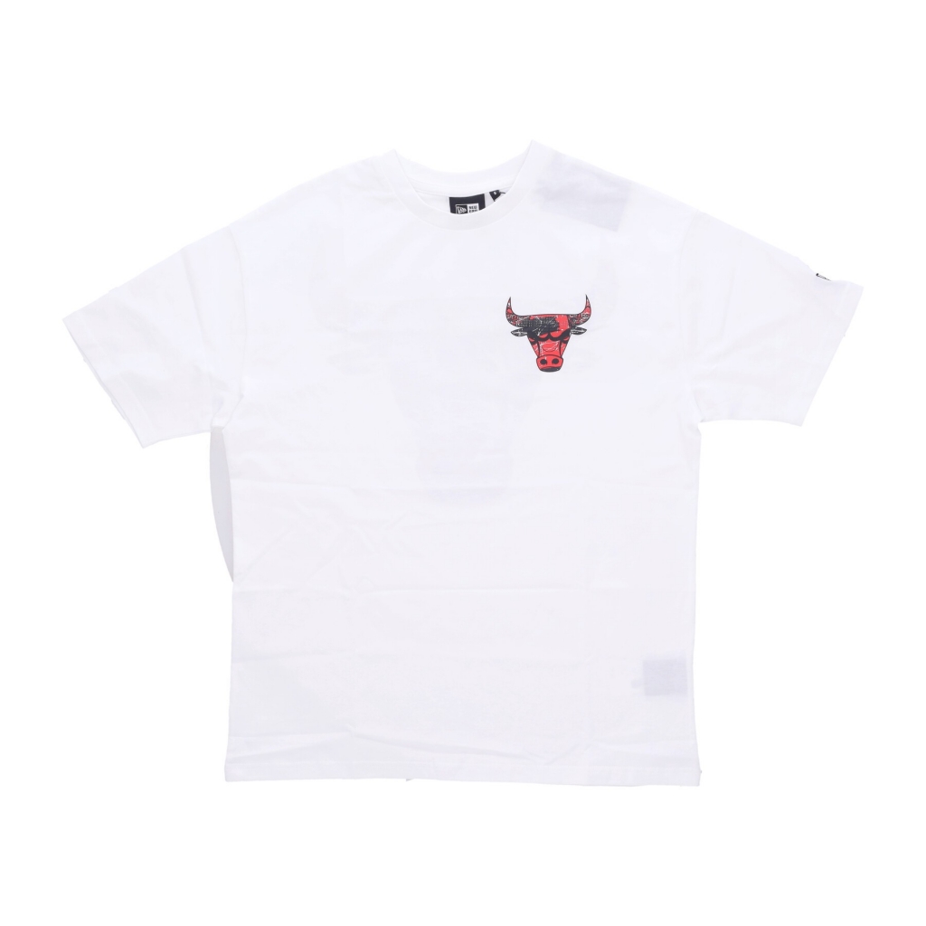 New Era Chicago Bulls NBA Script Oversized T-Shirt Black