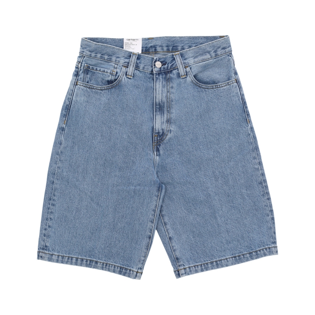 jeans corto uomo landon short BLUE HEAVY STONE WASH | Bowdoo.com