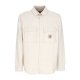 camicia manica lunga uomo monterey shirt jacket NATURAL STONE WASHED