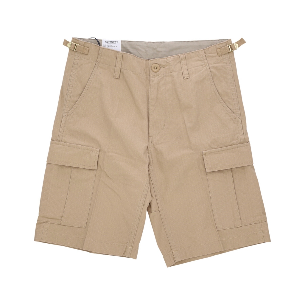 pantalone corto uomo aviation short DUSTY H BROWN RINSED