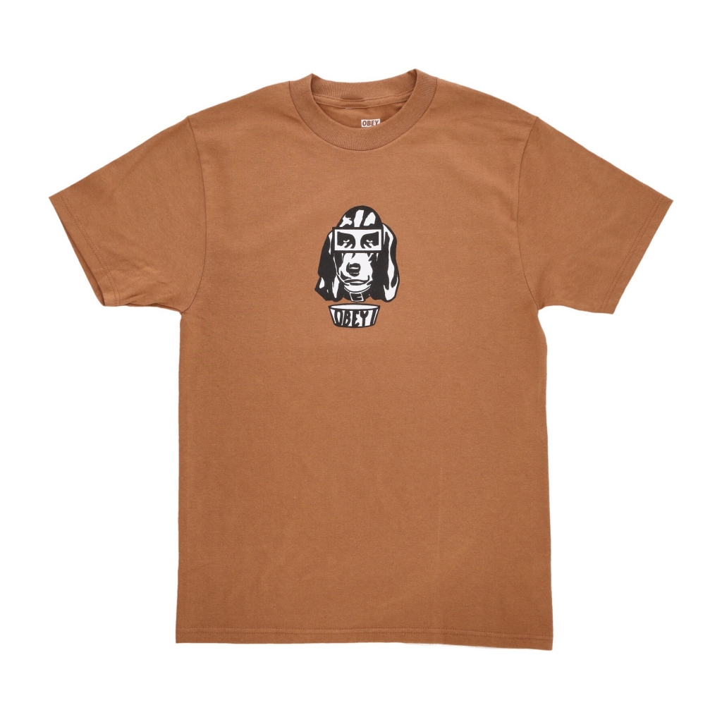 maglietta uomo hound classic tee BROWN SUGAR