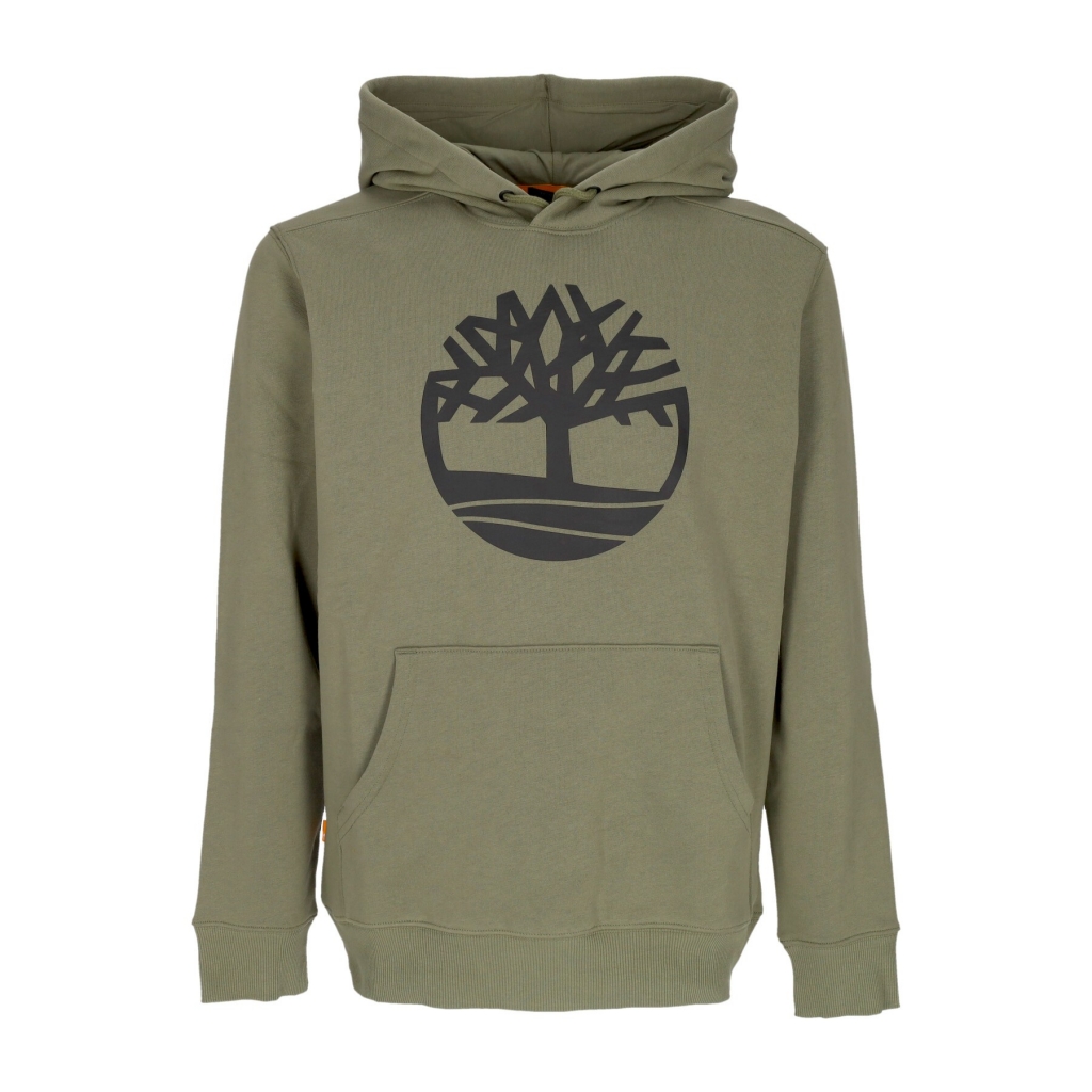 felpa cappuccio uomo tree logo hoodie CASSEL EARTH/BLACK