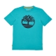 maglietta uomo k-r brand tree tee COLUMBIA BLUE