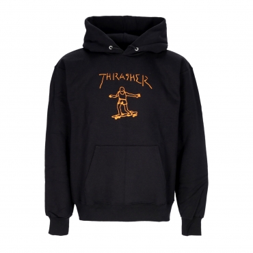 felpa cappuccio uomo gonz hood BLACK/ORANGE