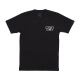 maglietta uomo full patch back tee BLACK/WHITE