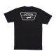 maglietta uomo full patch back tee BLACK/WHITE