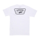 maglietta uomo full patch back tee WHITE/BLACK