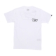 maglietta uomo full patch back tee WHITE/BLACK