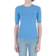 Maglia Liu Jo Jeans Donna Chiusa Girocollo BLU PALAZZO