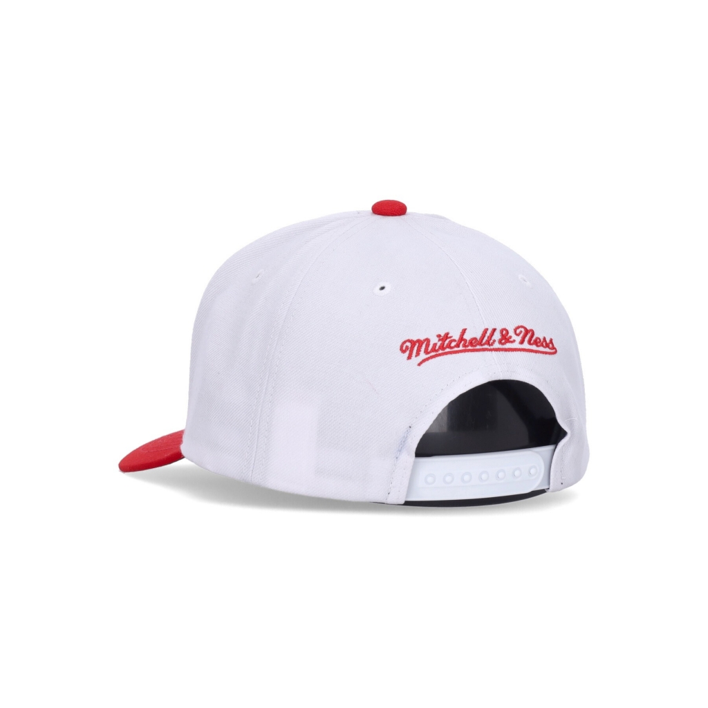 cappellino visiera curva uomo nba team 2 tone 20 pro snapback hardwood classics wasbul WHITE