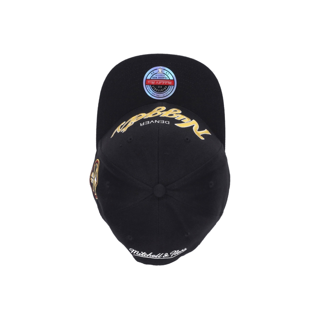 cappellino visiera curva uomo nba team script 20 stretch snapback dennug BLACK