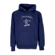 felpa cappuccio uomo gonz hoodie NAVY/WHITE