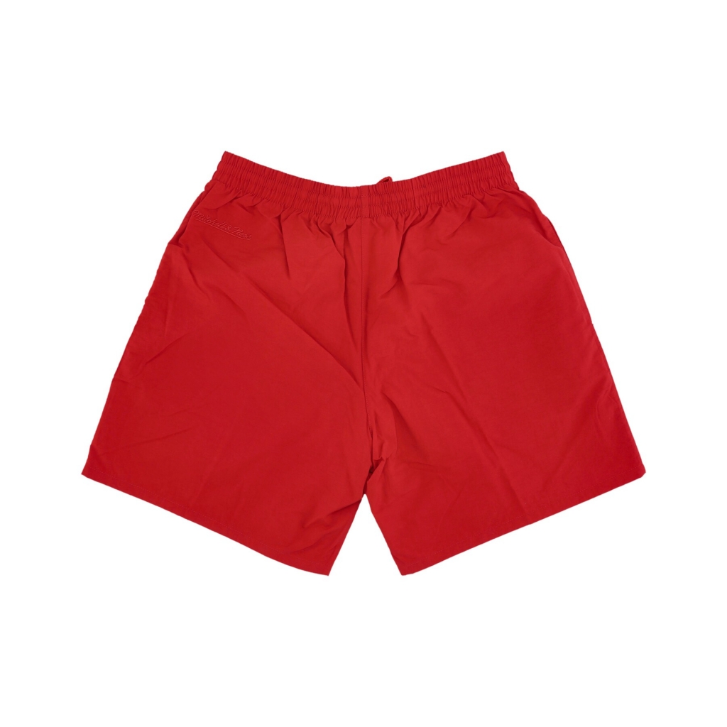 pantaloncino uomo nba team heritage woven short hardwood classics chibul SCARLET