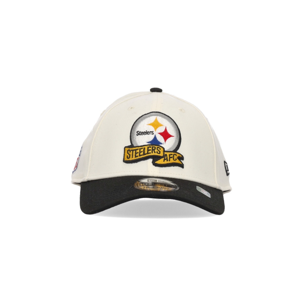 cappellino visiera curva uomo nfl sideline 3930 pitste CHROME WHITE/ORIGINAL TEAM COLORS