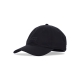 cappellino visiera curva donna high back cap BLACK