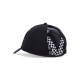 cappellino visiera curva donna high back cap BLACK