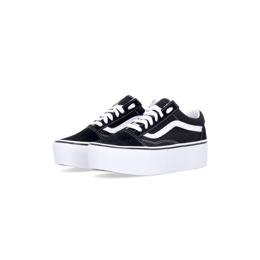 scarpa bassa uomo old skool stackform SUEDE/CANVAS BLACK/TRUE WHITE