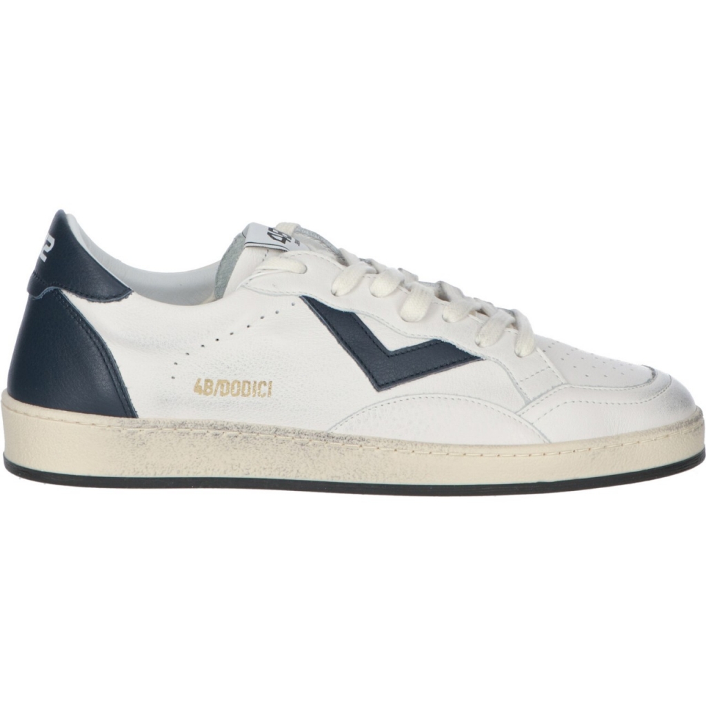 Scarpe 4B12 Uomo Play New BIANCO NAVY