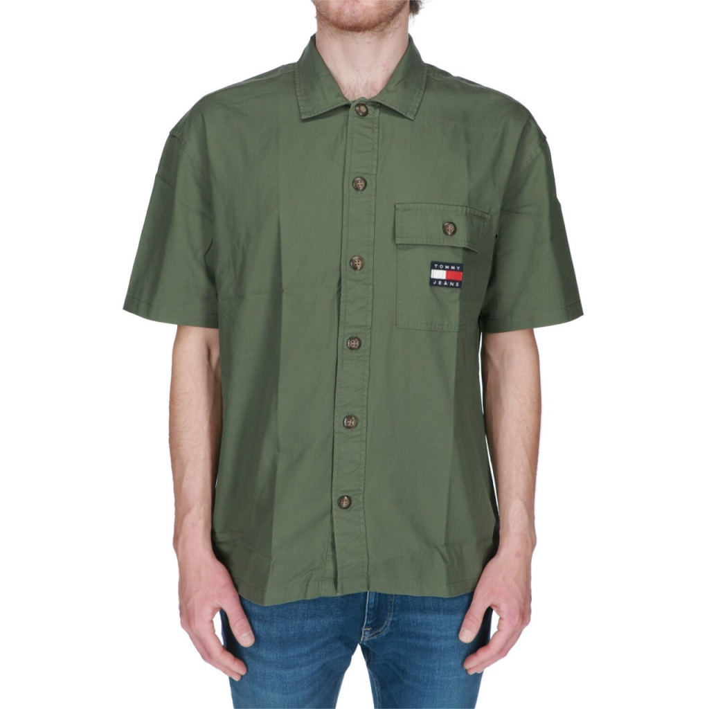 Polo Tommy Hilfiger Jeans Uomo Classic Solid MRY AVA GREEN