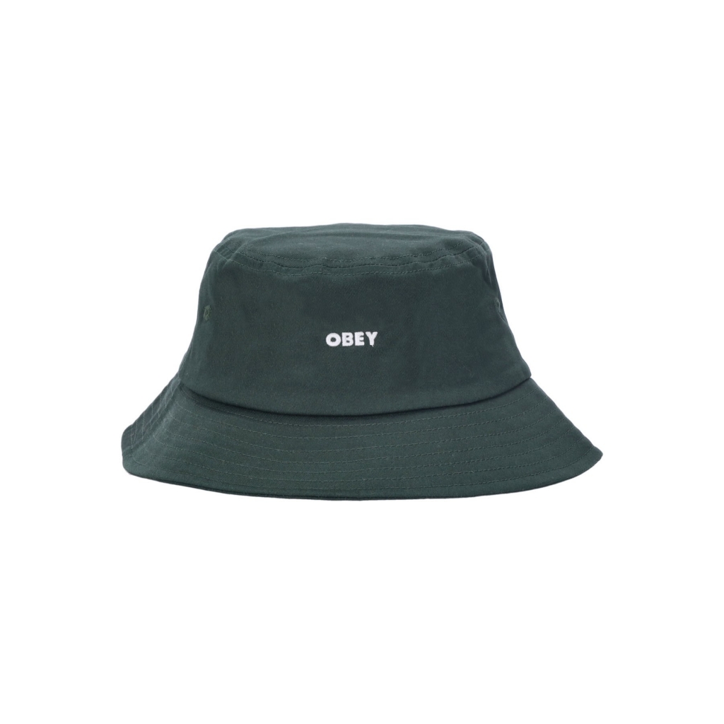 cappello da pescatore uomo bold twill bucket hat DARK CEDAR