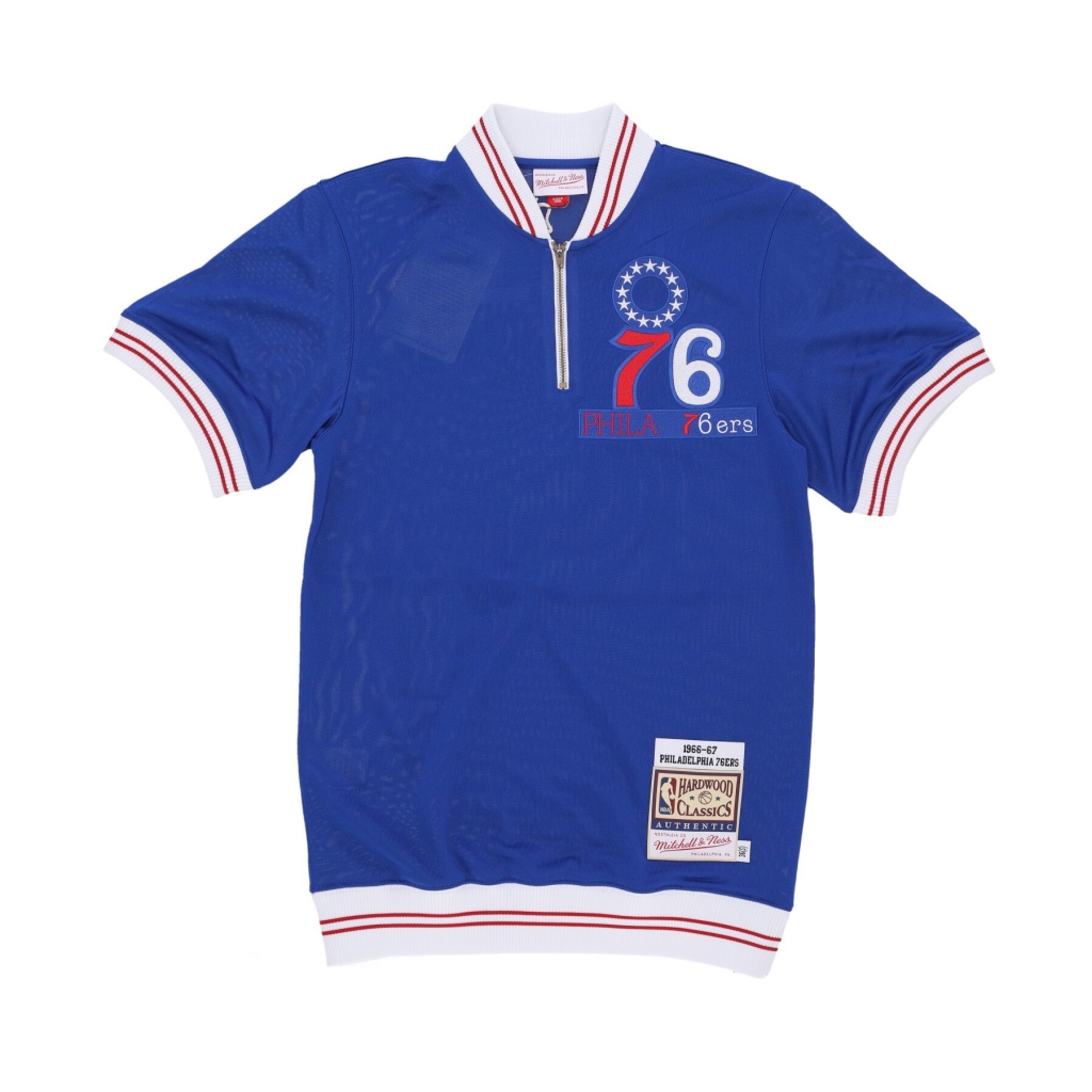 maglietta uomo nba shooting shirt 1966 no player name phi76e ROYAL