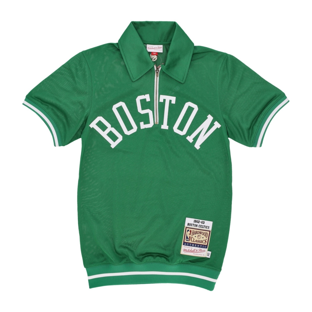 Boston Celtics NBA Adidas Authentic Warmup Logo Shirt