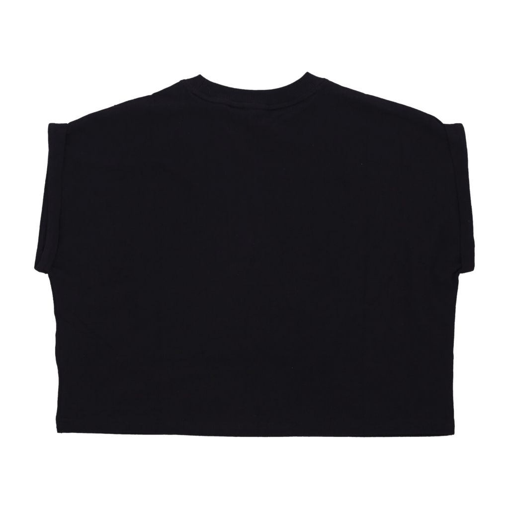 maglietta donna classics short trefoil tee BLACK