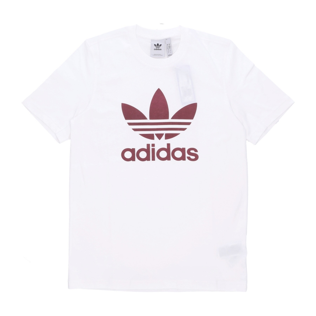 maglietta uomo adicolor classic trefoil tee WHITE/RED | Bowdoo.com