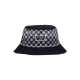 cappello da pescatore uomo mesh bucket BLACK/WHITE